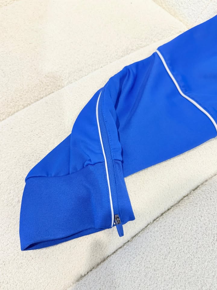 Vintage Lotto Italian Sport Design Track Pants — XL / W32–34 | Royal Blue & White
