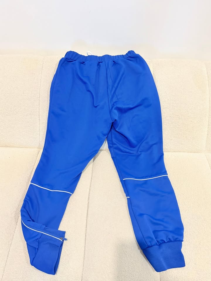 Vintage Lotto Italian Sport Design Track Pants — XL / W32–34 | Royal Blue & White