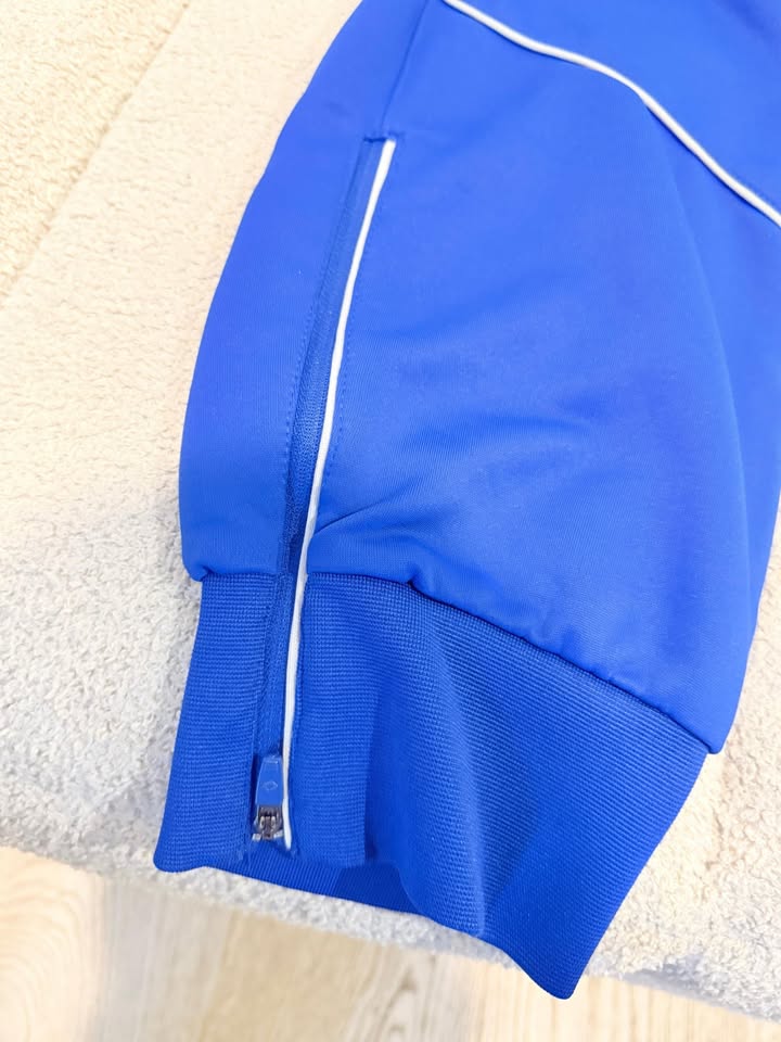 Vintage Lotto Italian Sport Design Track Pants — XL / W32–34 | Royal Blue & White