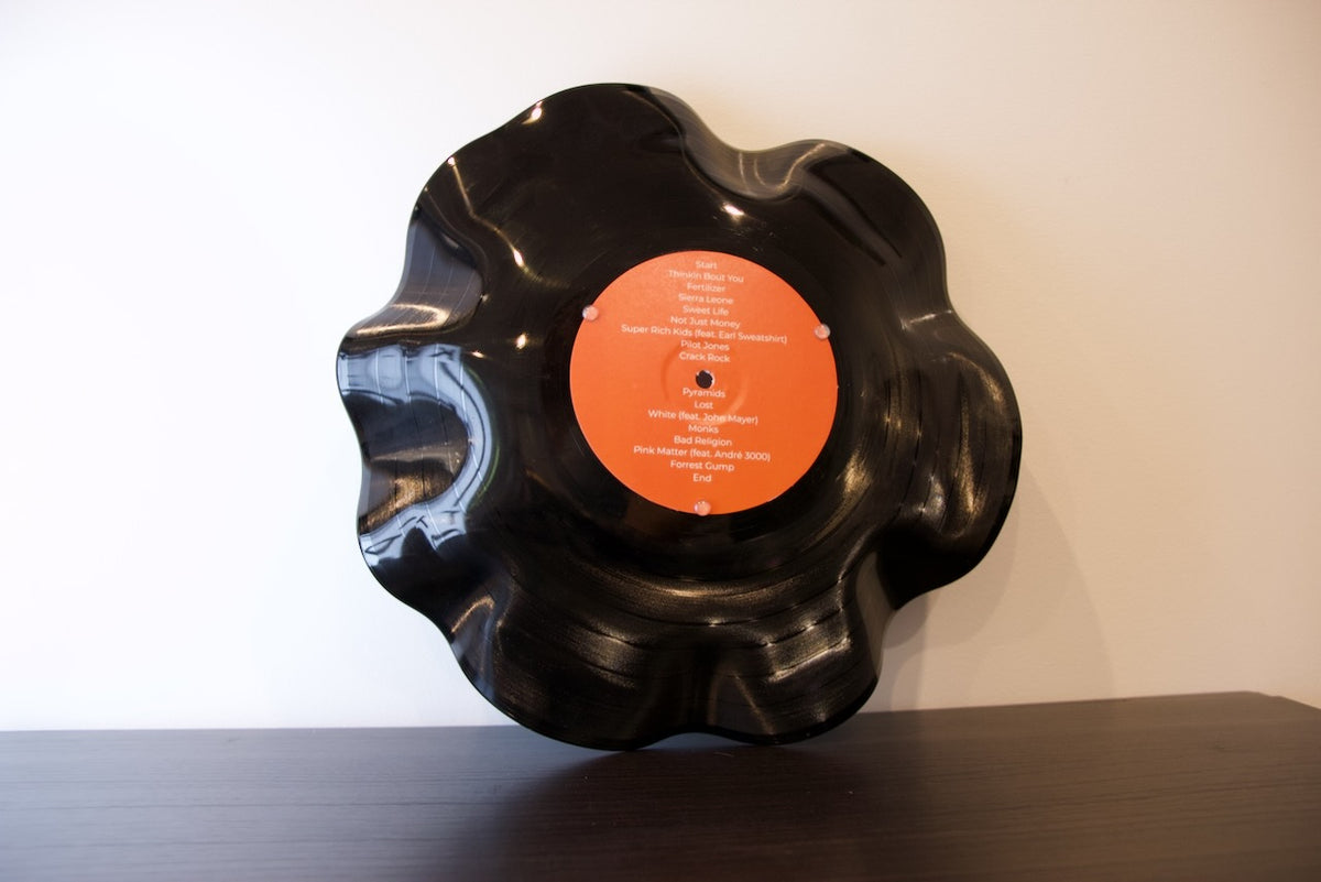 Frank Ocean — Channel ORANGE-Inspired Warped Vinyl Bowl | ROUGHIE Original