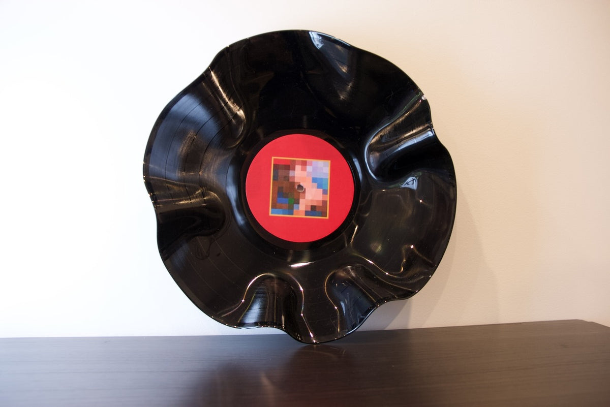 Kanye West / Ye — My Beautiful Dark Twisted Fantasy (2010) | Inspired Warped Vinyl Bowl | ROUGHIE Original