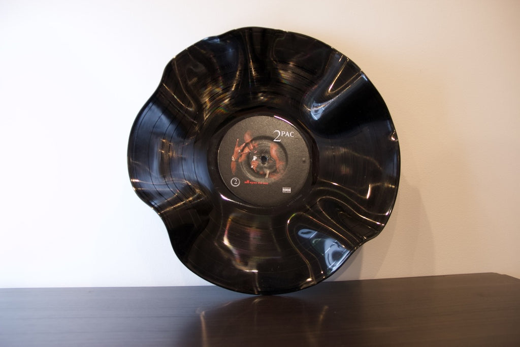2Pac / Tupac Shakur — All Eyez on Me (1996) | Inspired Warped Vinyl Bowl | ROUGHIE Original