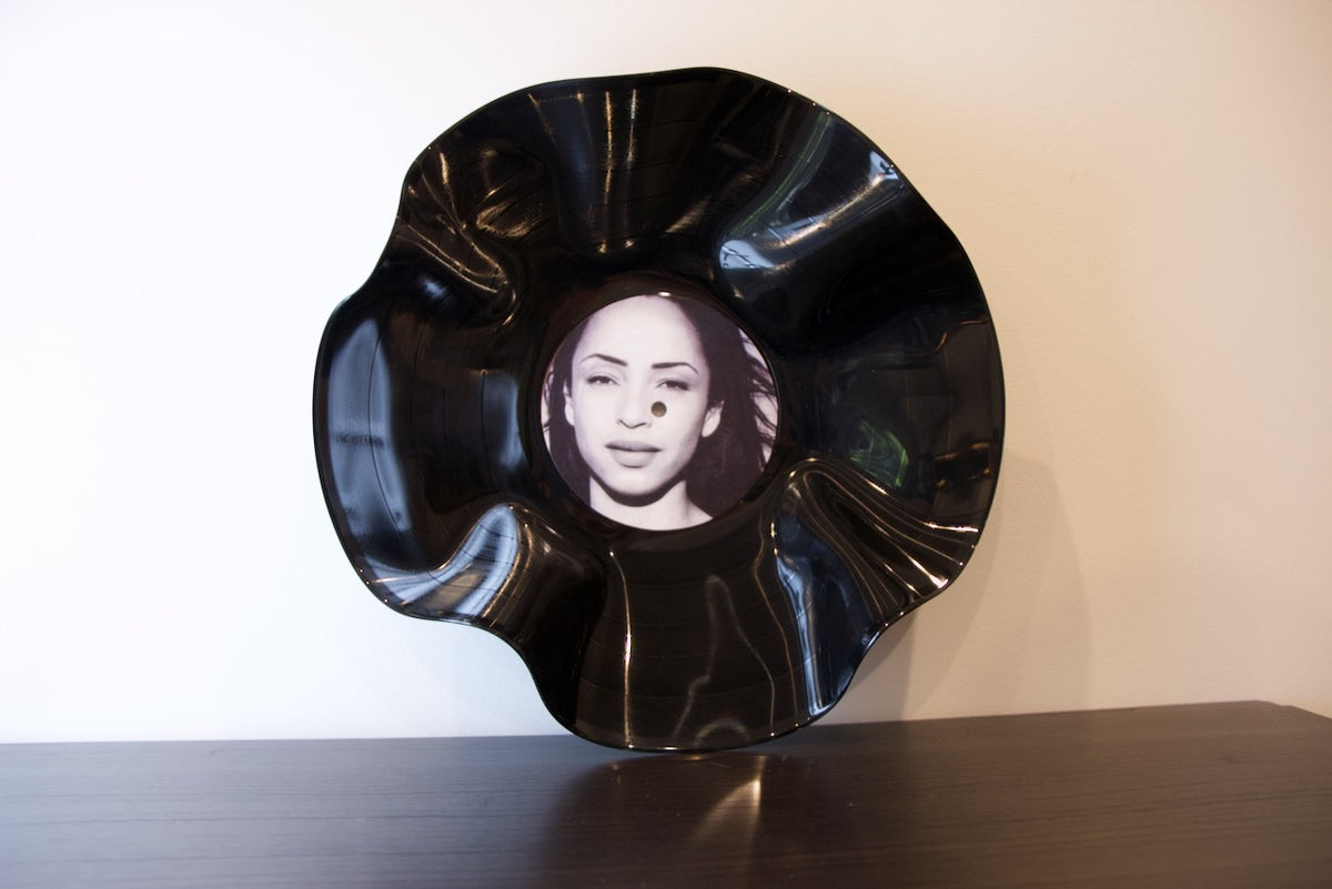 Sade — The Best of Sade (1994) | Inspired Warped Vinyl Bowl | ROUGHIE Original