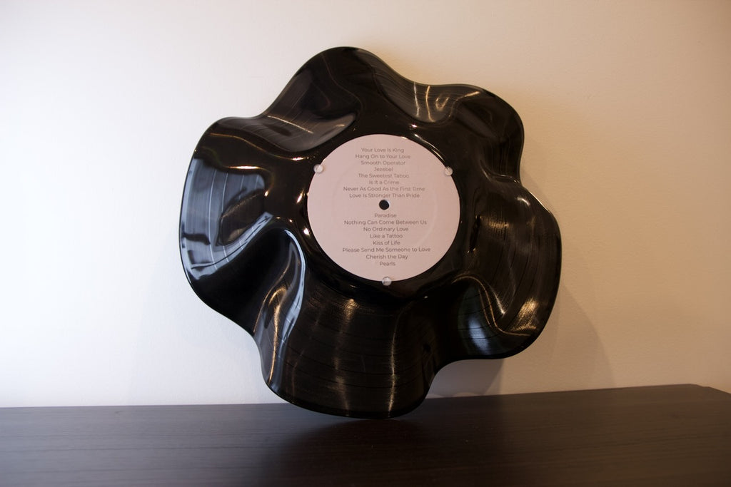 Sade — The Best of Sade (1994) | Inspired Warped Vinyl Bowl | ROUGHIE Original