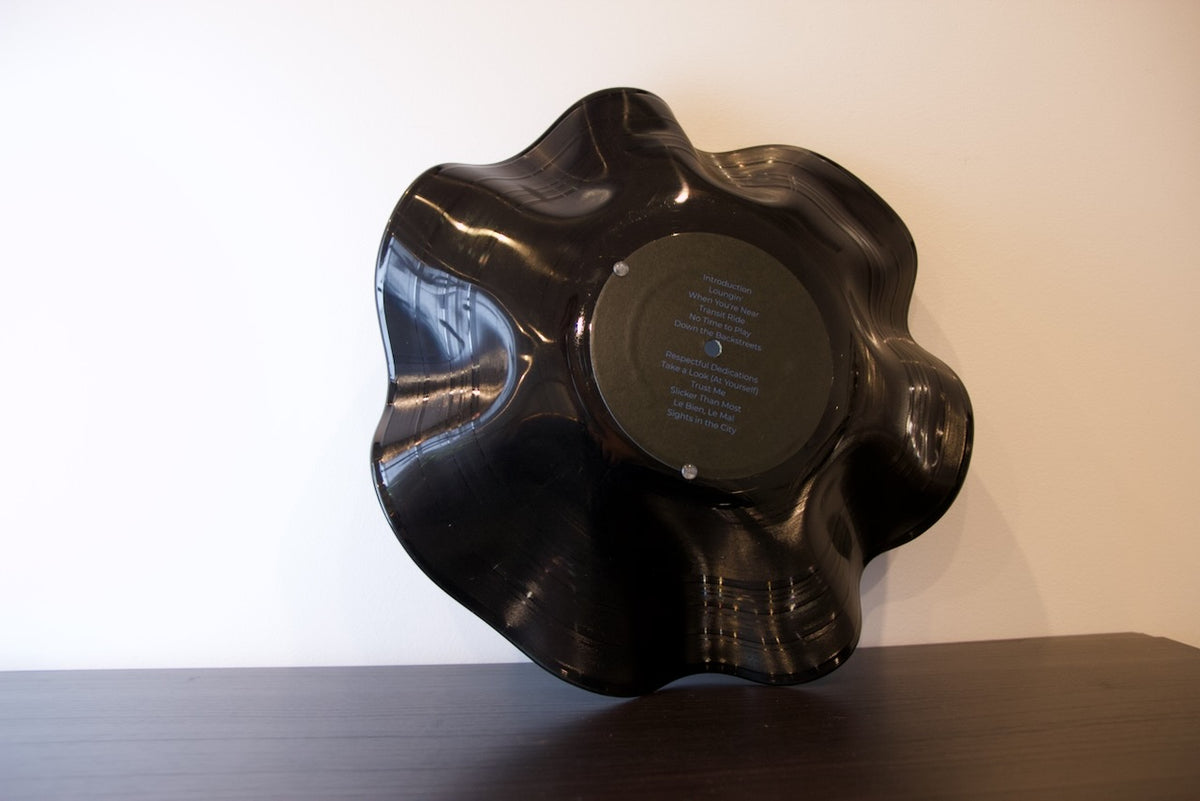 Guru — Jazzmatazz, Vol. 1 (1993) | Inspired Warped Vinyl Bowl | ROUGHIE Original