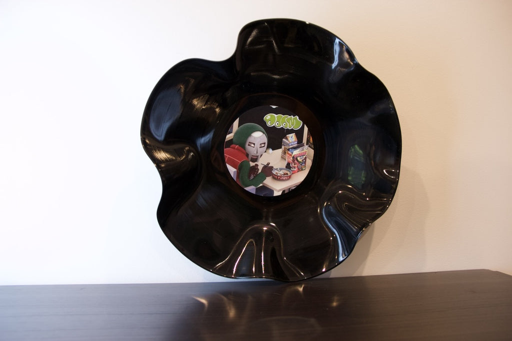 MF DOOM — Mm..Food (2004) | Inspired Warped Vinyl Bowl | ROUGHIE Original