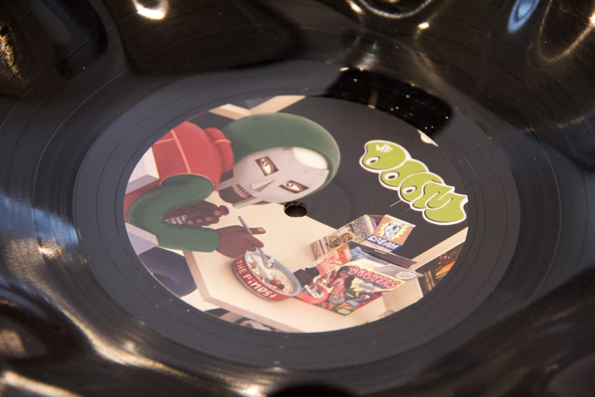 MF DOOM — Mm..Food (2004) | Inspired Warped Vinyl Bowl | ROUGHIE Original
