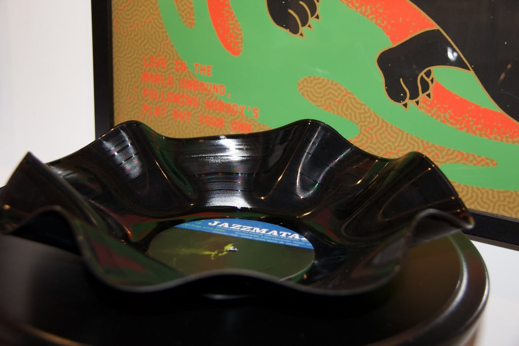 Guru — Jazzmatazz, Vol. 1 (1993) | Inspired Warped Vinyl Bowl | ROUGHIE Original