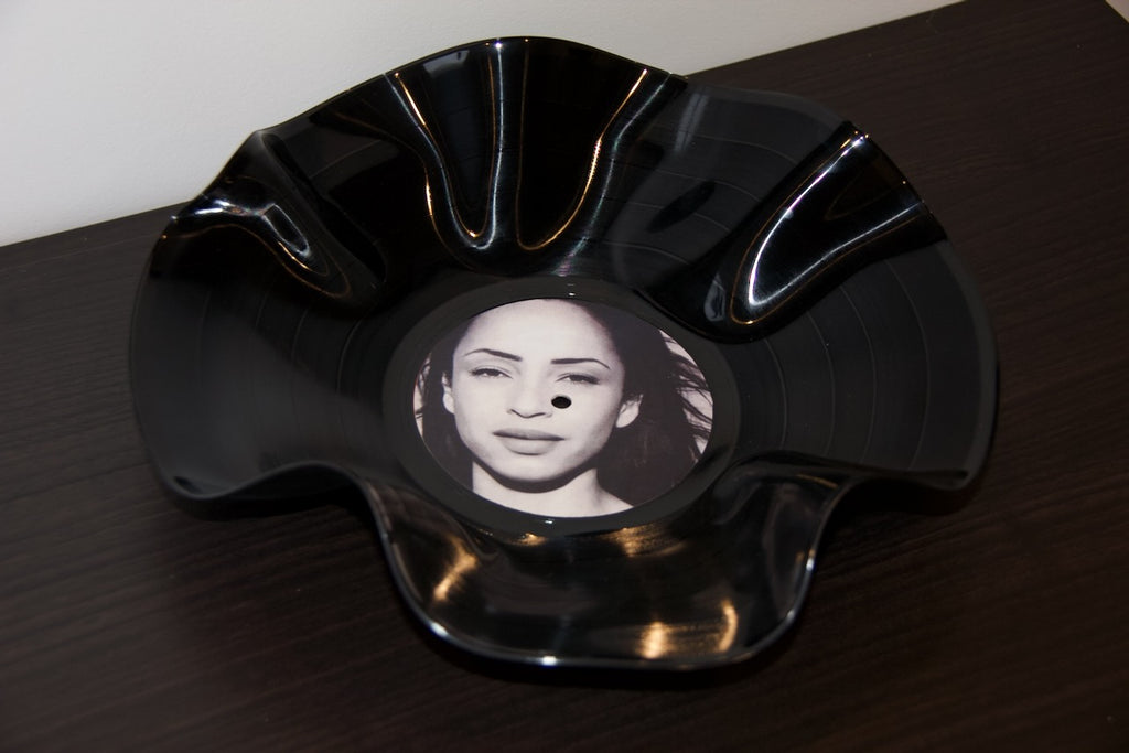 Sade — The Best of Sade (1994) | Inspired Warped Vinyl Bowl | ROUGHIE Original