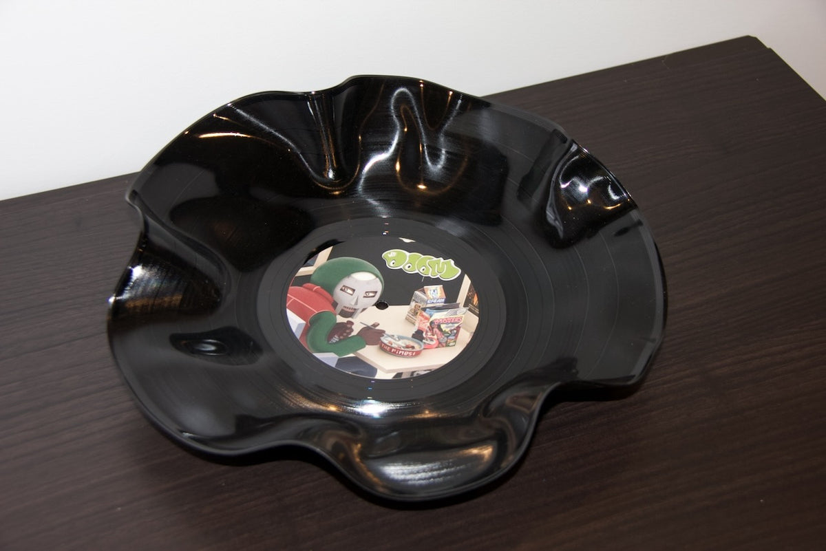 MF DOOM — Mm..Food (2004) | Inspired Warped Vinyl Bowl | ROUGHIE Original