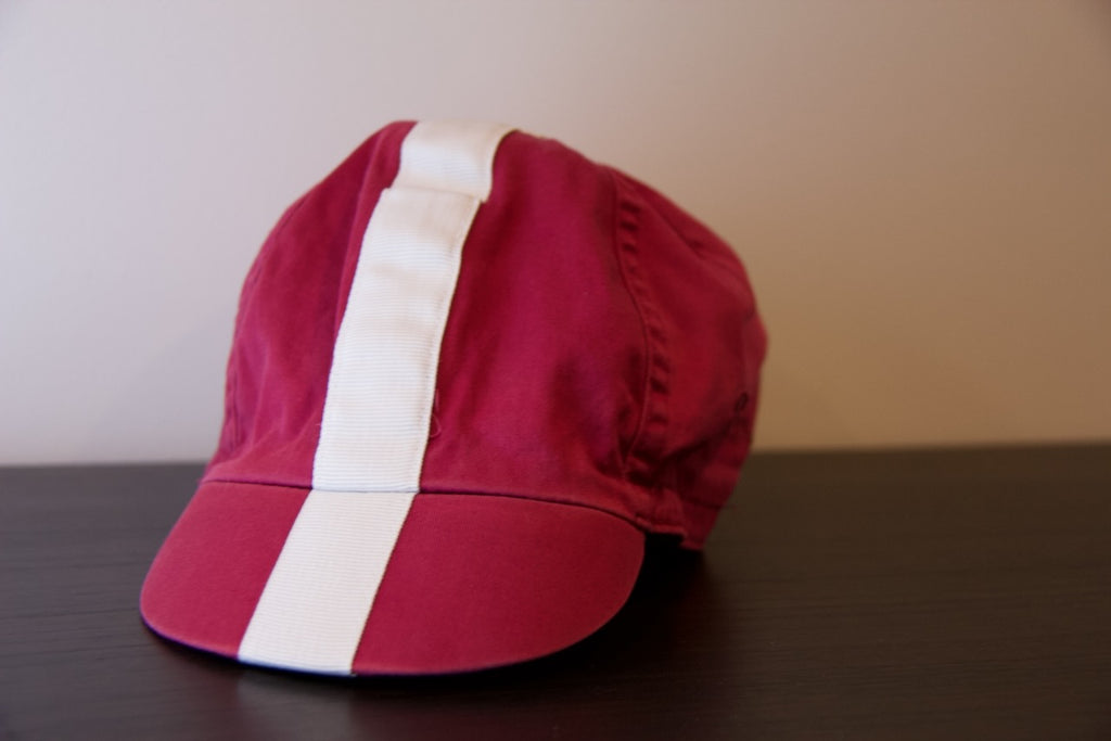 Rapha Classic Cycling Cap — Red & White Stripe | S/M