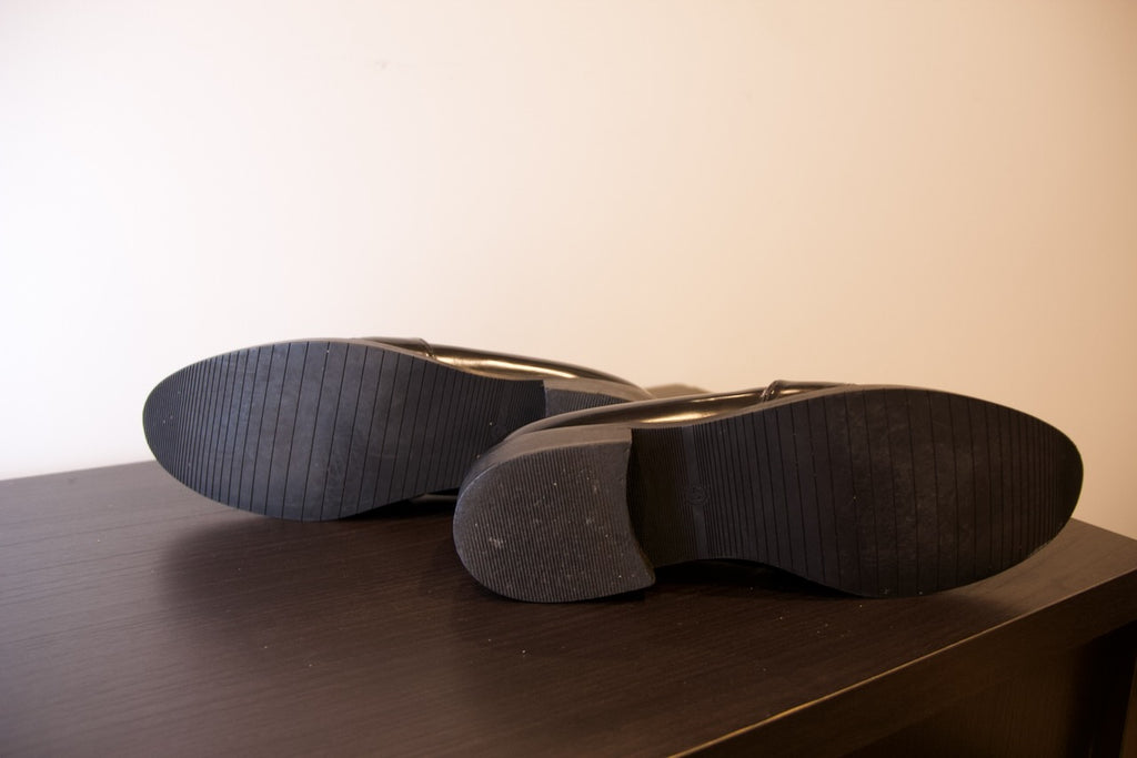Vintage Edward Meller — Black Patent Tassel Loafers | EU 41 / US 8