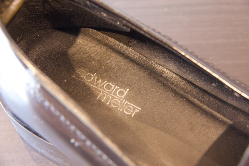 Vintage Edward Meller — Black Patent Tassel Loafers | EU 41 / US 8