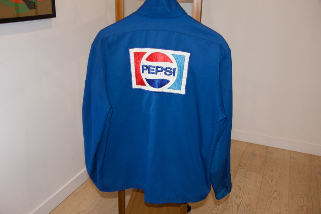 Rare Vintage Pepsi Delivery Uniform Jacket — 1970s | Large