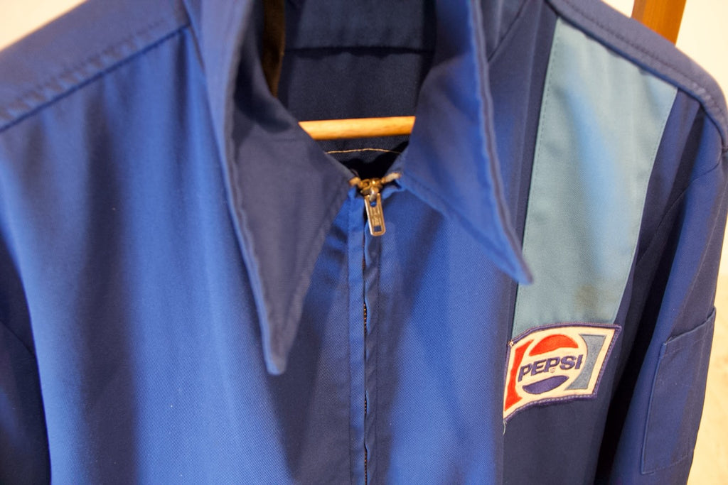 Rare Vintage Pepsi Delivery Uniform Jacket — 1970s | Large