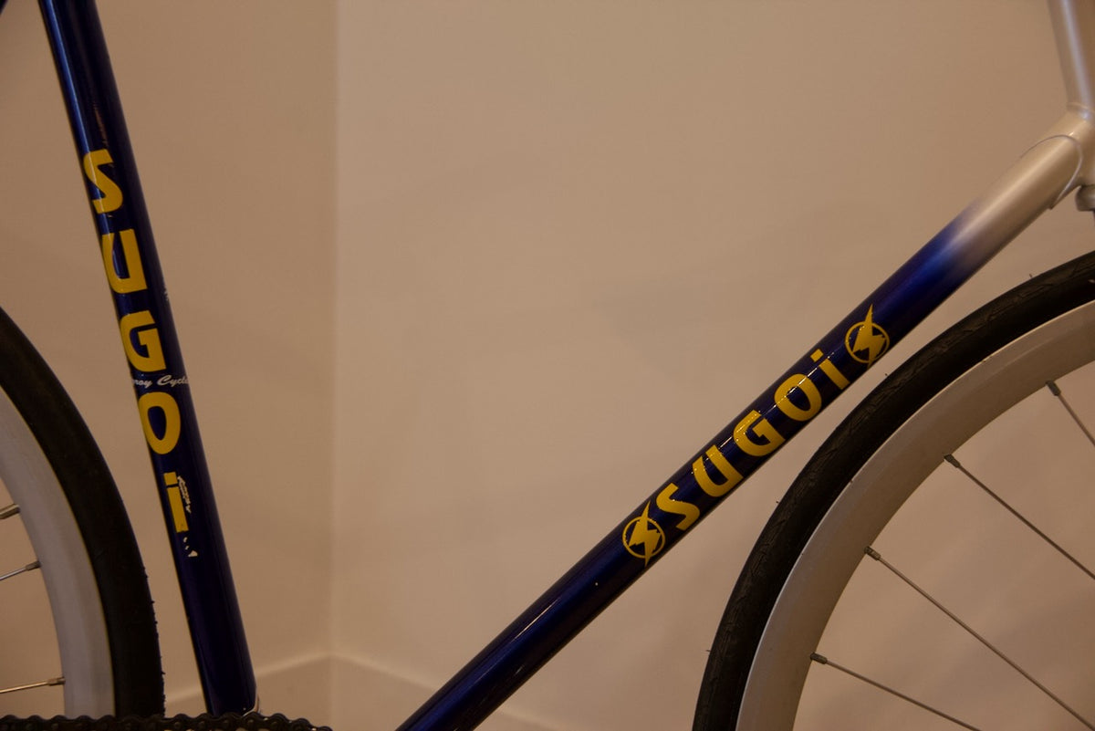 Vintage Sugoi Fixed-Gear Track Bike — 54cm | Australian-Made Steel | Cinelli, Sugino, Mavic CXP14