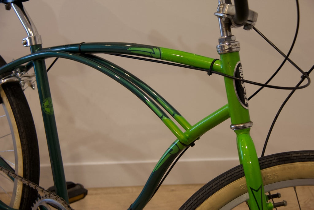 Schwinn Select Series — Vintage 3-Speed Cruiser | Lime Green & Deep Teal | 26-Inch