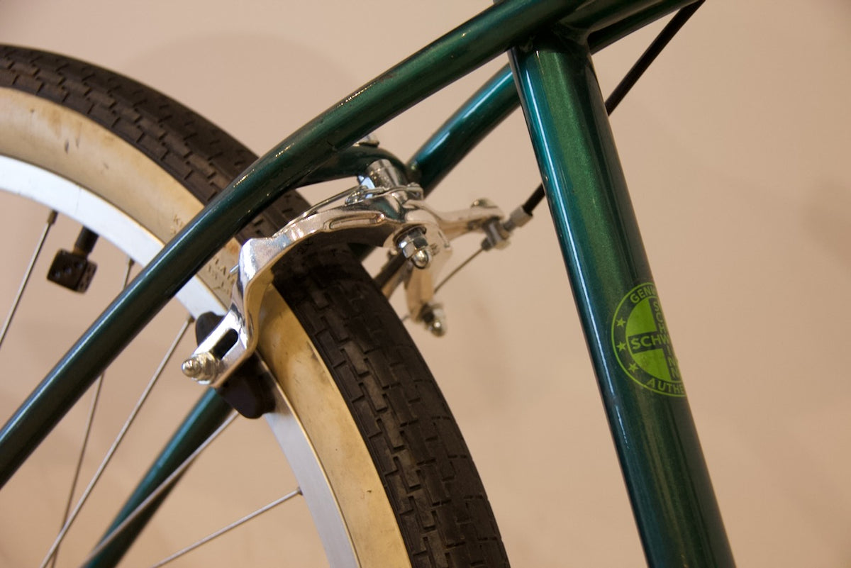 Schwinn Select Series — Vintage 3-Speed Cruiser | Lime Green & Deep Teal | 26-Inch