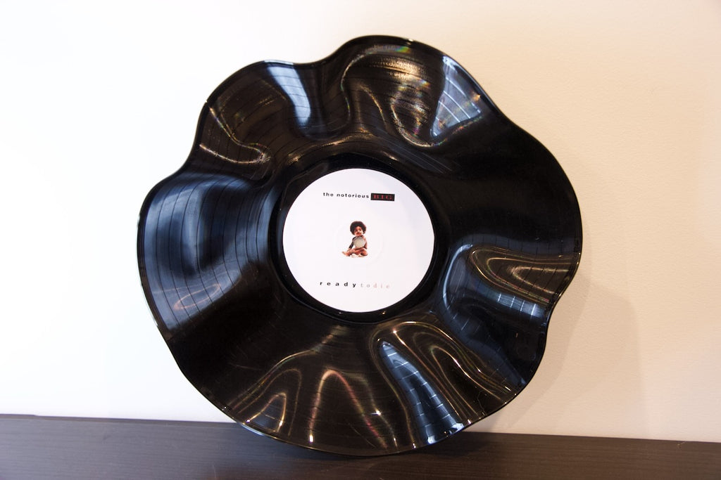 The Notorious B.I.G. / Biggie Smalls — Ready to Die (1994) | Inspired Warped Vinyl Bowl | ROUGHIE Original