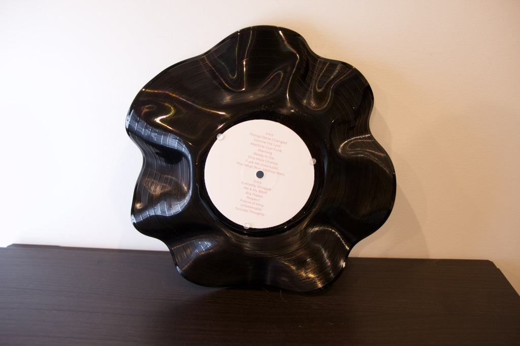 The Notorious B.I.G. / Biggie Smalls — Ready to Die (1994) | Inspired Warped Vinyl Bowl | ROUGHIE Original